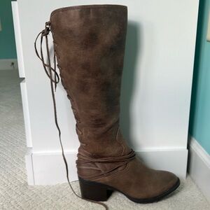 High Lace Up Boots